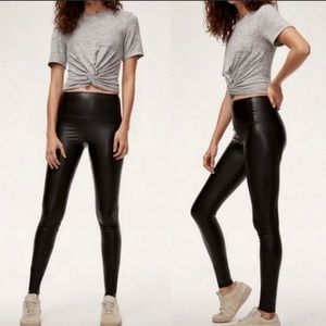 Wilfred free faux leather leggings